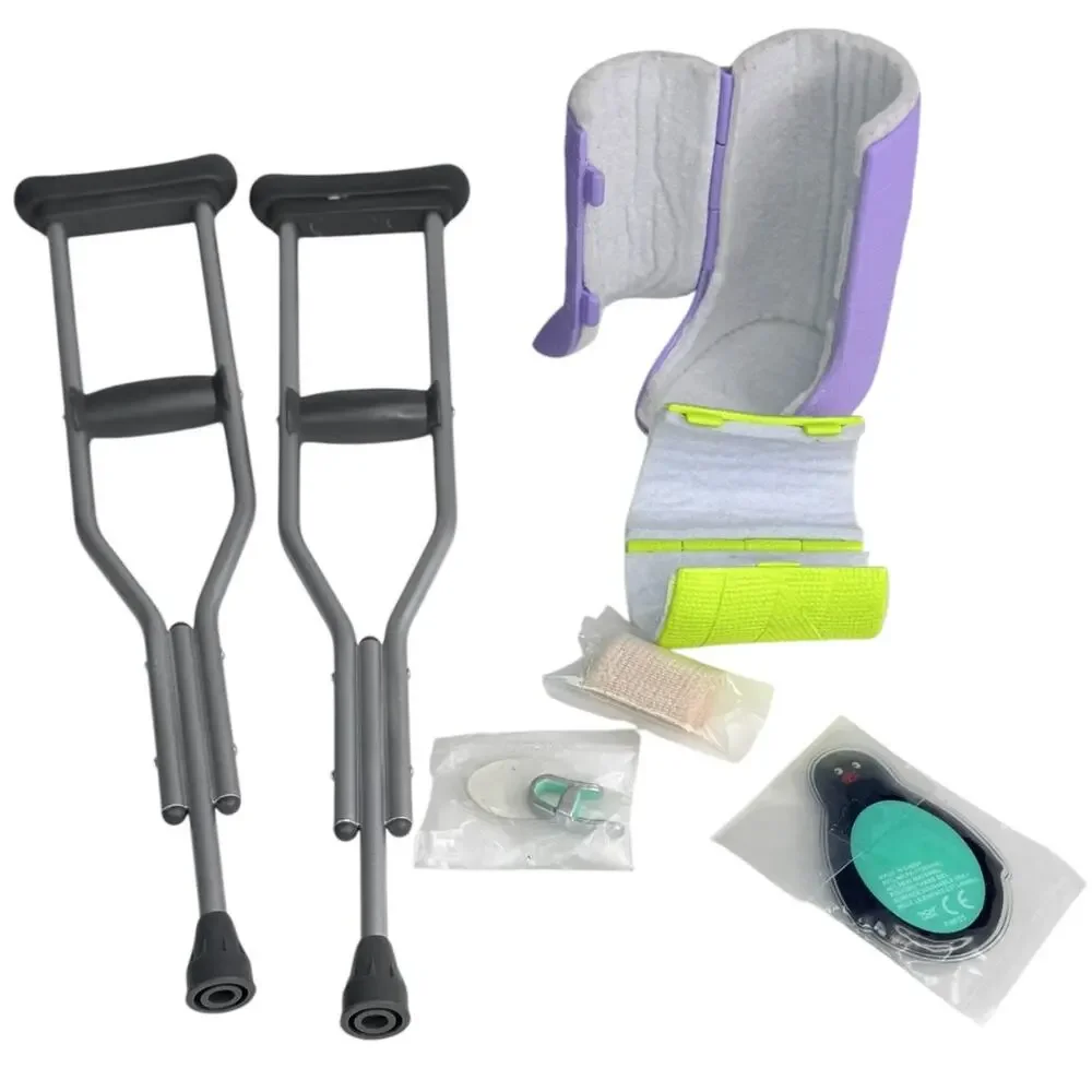 American Girl Doctor Feel Better Accessories Crutches Ice Pack Arm Leg Cast Wrap